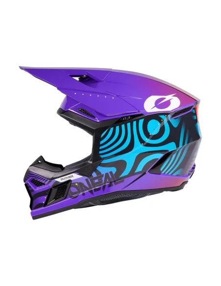 Casco de motocross O'Neal 3SRS Nova Lila