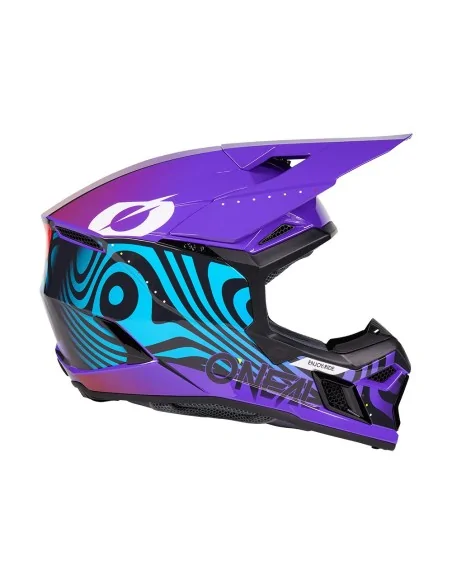Casco de motocross O'Neal 3SRS Nova Lila