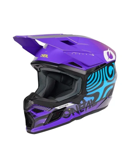 Casco de motocross O'Neal 3SRS Nova Lila