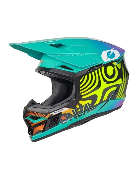 Casco de motocross O'Neal 3SRS Nova Verde menta