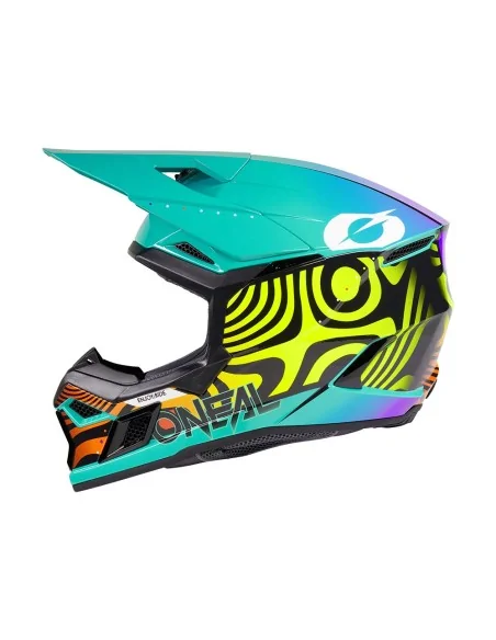 Casco de motocross O'Neal 3SRS Nova Verde menta