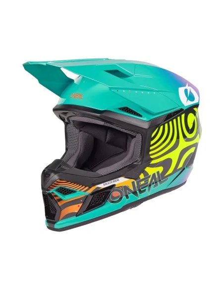 Casco de motocross O'Neal 3SRS Nova Verde menta