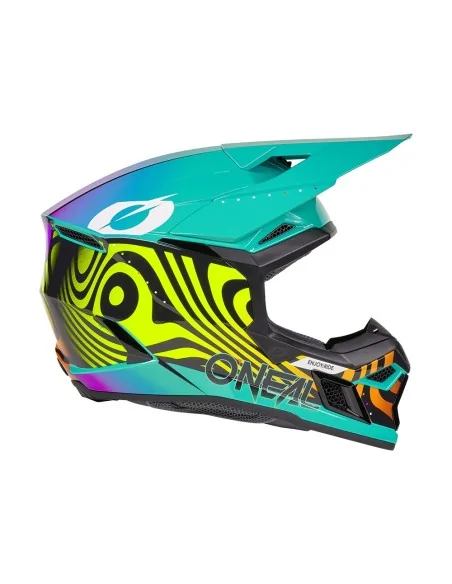Casco de motocross O'Neal 3SRS Nova Verde menta
