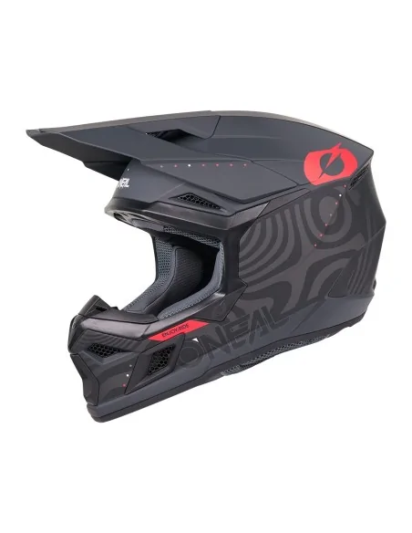 Casco de motocross O'Neal 3SRS Nova Negro