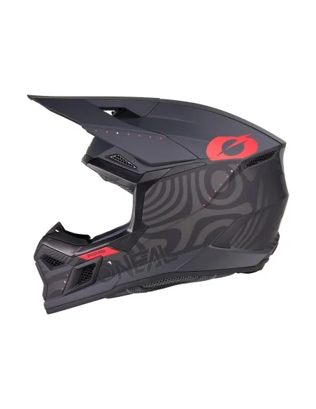 Casco de motocross O'Neal 3SRS Nova Negro
