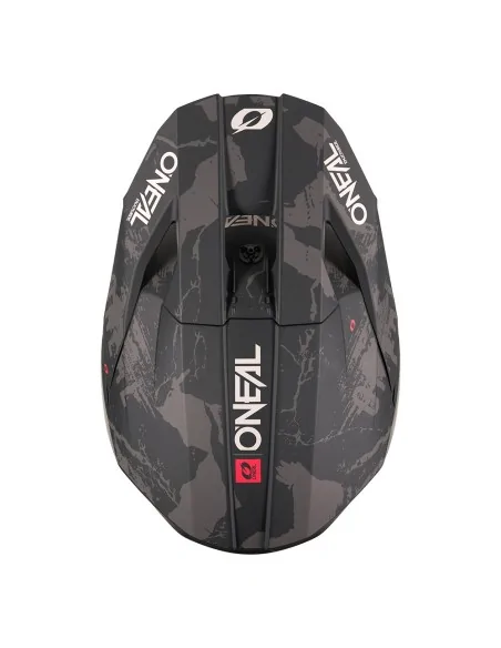 Casco de motocross O'Neal 3SRS Acid Negro/Gris