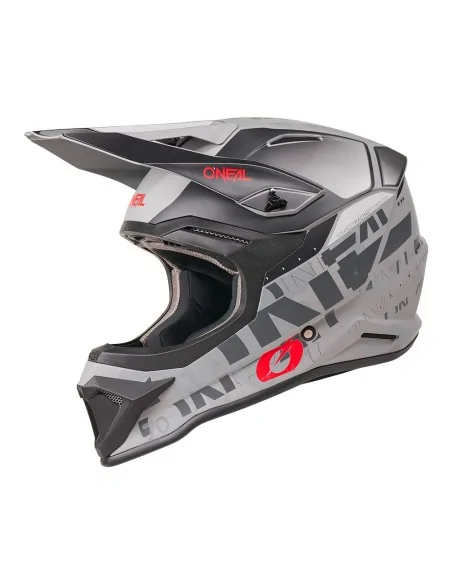 Casco de motocross O'Neal 1SRS Voltixx Negro/Gris