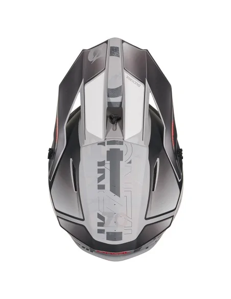 Casco de motocross O'Neal 1SRS Voltixx Negro/Gris