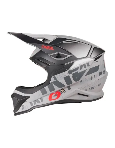 Casco de motocross O'Neal 1SRS Voltixx Negro/Gris