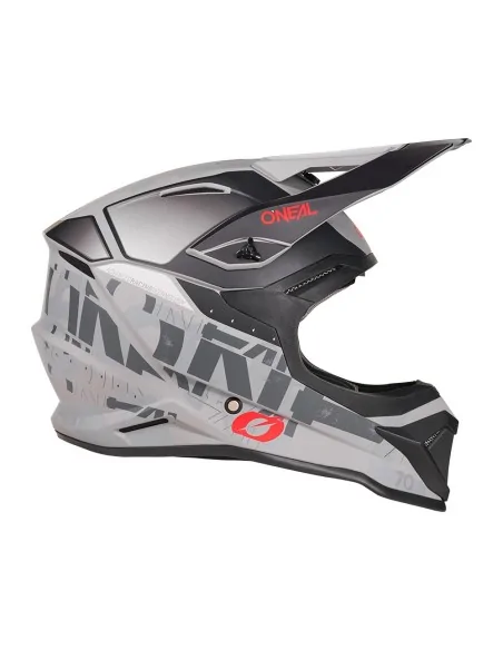 Casco de motocross O'Neal 1SRS Voltixx Negro/Gris