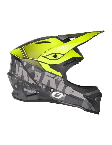 Casco de motocross O'Neal 1SRS Voltixx Negro/Amarillo flúor
