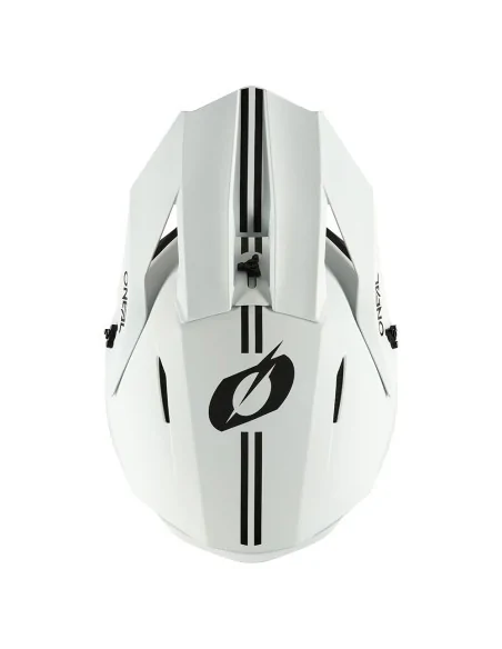 Casco de motocross O'Neal 1SRS Solid Blanco