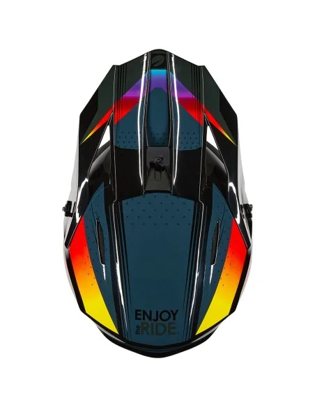 Casco de motocross O'Neal 1SRS RC Negro/Multicolor