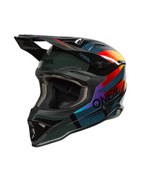 Casco de motocross O'Neal 1SRS RC Negro/Multicolor