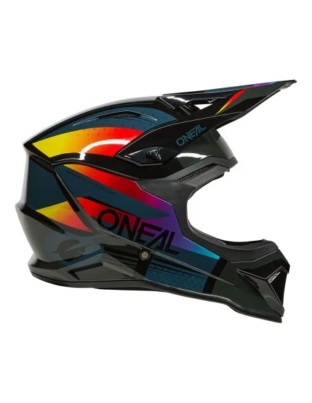 Casco de motocross O'Neal 1SRS RC Negro/Multicolor