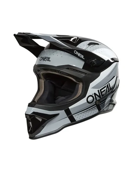 Casco de motocross O'Neal 1SRS RC Negro/Gris