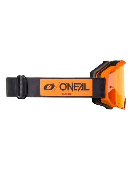 Gafas de motocross O'Neal B-22 Core Negro/Naranja
