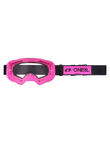 Gafas de motocross O'Neal B-22 Core Negro/Rosa