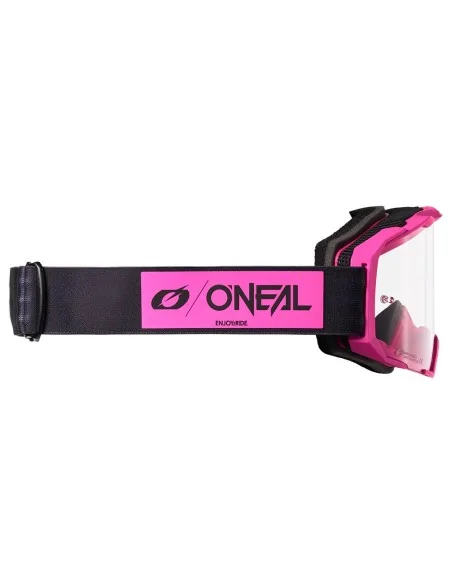 Gafas de motocross O'Neal B-22 Core Negro/Rosa