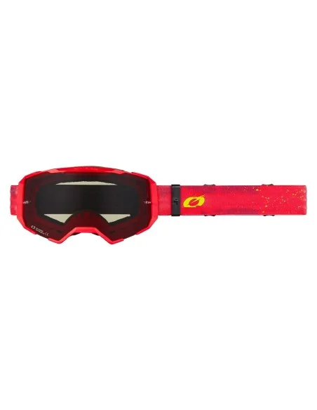 Gafas de motocross O'Neal B-22 Rojo/Amarillo flúor