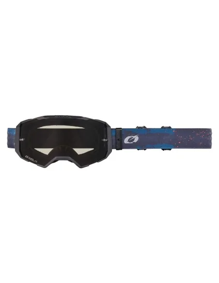 Gafas de motocross O'Neal B-22 Paint Azul/Naranja