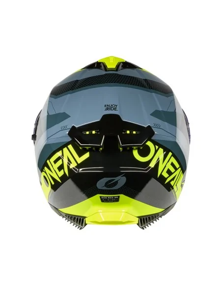 Casco de carretera O'Neal Challenger Negro/Gris/Amarillo flúor