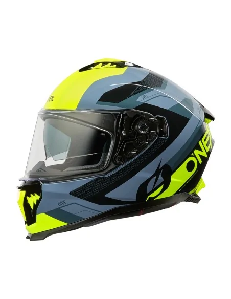 Casco de carretera O'Neal Challenger Negro/Gris/Amarillo flúor