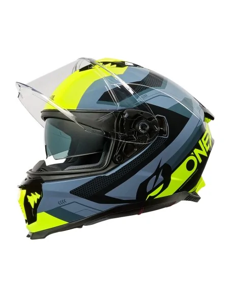 Casco de carretera O'Neal Challenger Negro/Gris/Amarillo flúor
