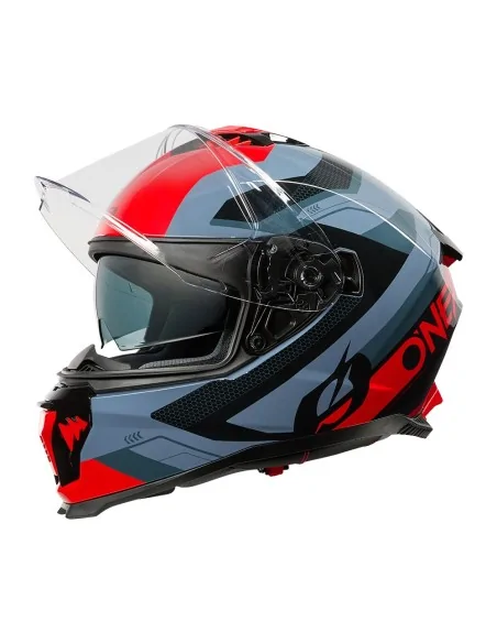 Casco de carretera O'Neal Challenger Negro/Gris/Rojo