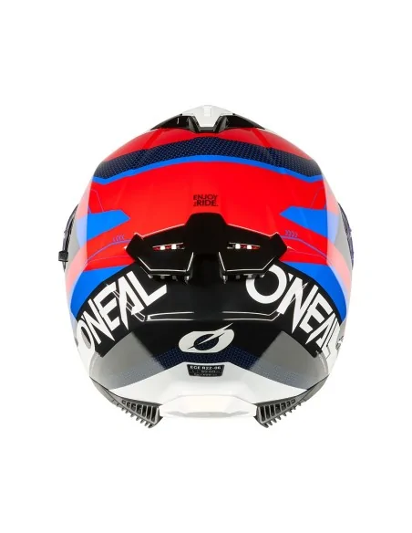 Casco de carretera O'Neal Challenger Negro/Blanco/Rojo/Azul