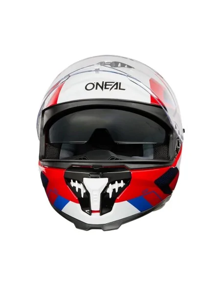 Casco de carretera O'Neal Challenger Negro/Blanco/Rojo/Azul