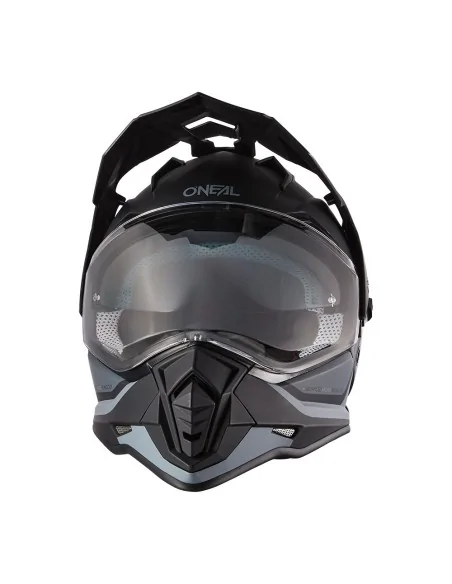 Casco de carretera y aventura O'Neal Sierra Negro/Gris (0818-082)