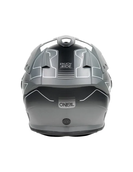 Casco de carretera y aventura O'Neal Sierra Negro/Gris (0819-121)