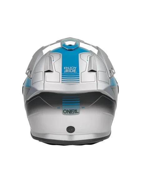 Casco de carretera y aventura O'Neal Sierra Gris/Azul