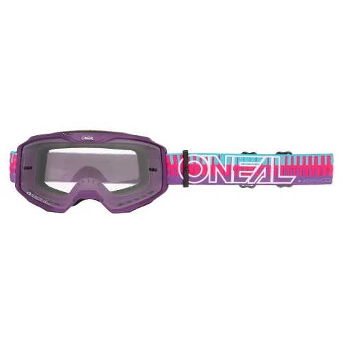 Gafas de motocross O'Neal B-10 Rosa/Lila