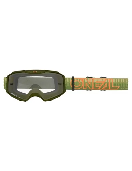 Gafas de motocross O'Neal B-10 Verde/Naranja (6029-032)