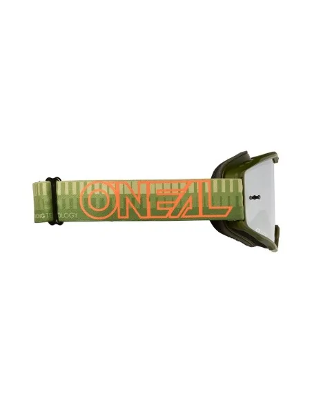 Gafas de motocross O'Neal B-10 Verde/Naranja (6029-035)