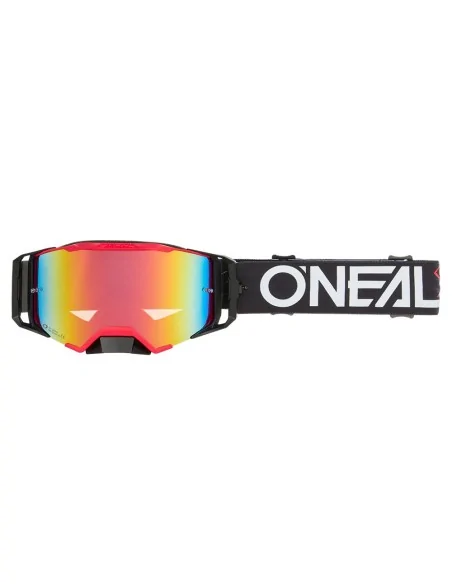 Gafas de motocross O'Neal B-33 Hexa Negro/Rojo