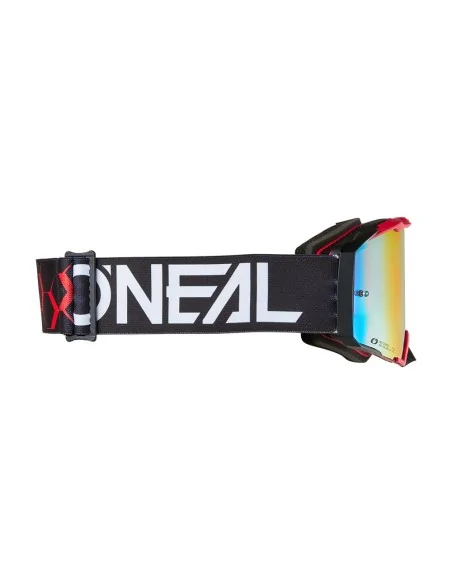 Gafas de motocross O'Neal B-33 Hexa Negro/Rojo