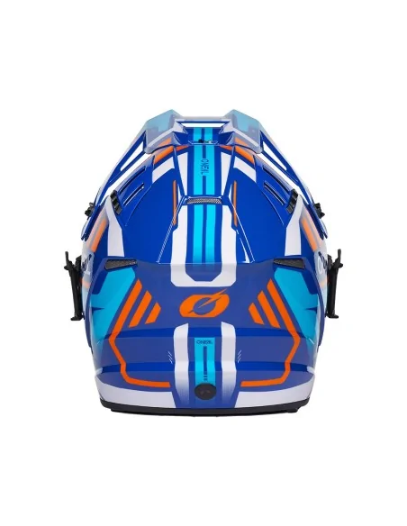Casco de motocross y enduro O'Neal EX-SRS Dust Azul/Naranja