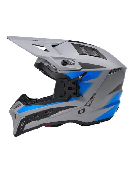 Casco de motocross y enduro O'Neal EX-SRS Magma Gris/Azul