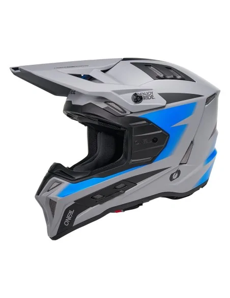 Casco de motocross y enduro O'Neal EX-SRS Magma Gris/Azul