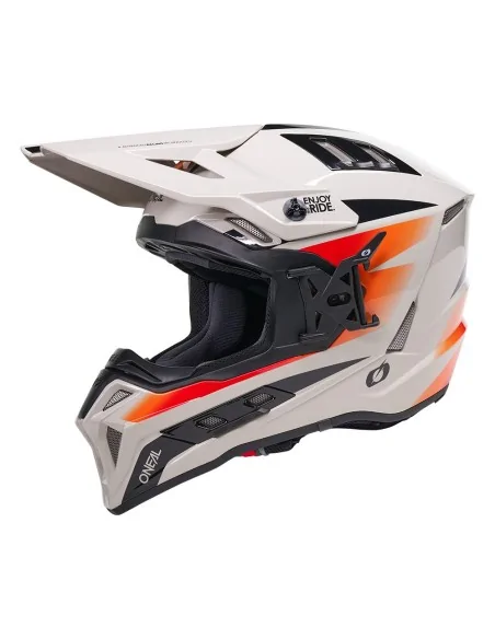 Casco de motocross y enduro O'Neal EX-SRS Magma Gris/Naranja
