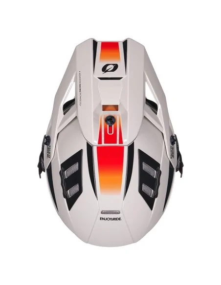 Casco de motocross y enduro O'Neal EX-SRS Magma Gris/Naranja