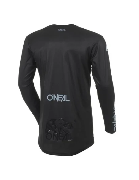 Camiseta de motocross O'Neal Mayhem Solid Negro