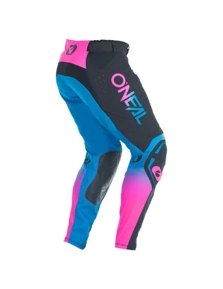 Pantalón de motocross O'Neal Prodigy Negro/Rosa flúor