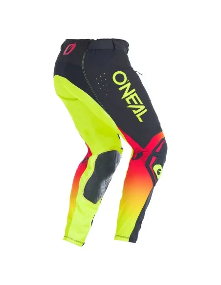 Pantalón de motocross O'Neal Prodigy Negro/Amarillo flúor