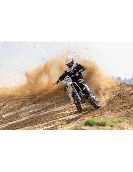 Casco de motocross O'Neal 3SRS Solid Blanco