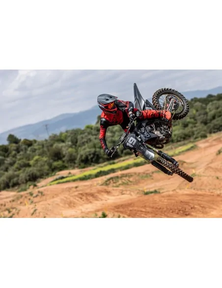 Casco de motocross O'Neal 3SRS E-Stroke Gris/Rojo