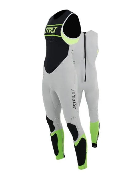 Traje de neopreno Jetpilot Matrix Race John & Jacket gris y verde (talla M)
